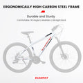 27" Mountain Bike, 21 - Speed Dual Disc Brakes with Aluminum Frame - Black