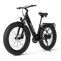 ANCHEER Electric Bike for Adults, 750W Ebike, 28MPH 60miles Electric Mountain Bike, 26" Fat Tire Electric Bicycle with 48V 15AH Battery, Rear Rack, Lockable Suspension Fork, 7 Speed, UL2849