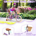 XJD Girls Bike for Toddlers and Kids Ages 2 - 12 Years Old, 12 14 16 in Kids Bike with Training Wheels & Basket, 20 in Girls Bicycle with Handbrake & Kickstand