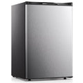 KNDKO 3.2cu.ft Upright Freezer, Compact Freezer with Removable Shelves, Adjustable Thermostat for Home/Kitchen/Office, SILVER