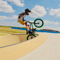 Cubsala 20 in Kids BMX Bike Freestylefor Age 6 - 14 Years Old Boys Girls with 4 Pegs, Black with Red Tires