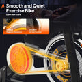 Pooboo Stationary Exercise Bike Indoor Cycling Bike Cycle Bicycle Adjustable Resistance for Home Office Cardio Workout Machine Max Weight 350 lb