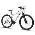 27 in Mountain Bike 21 Speed, Suspension Fork, Aluminum Frame Disc Brake, Mountain Biking for Both Men and Women