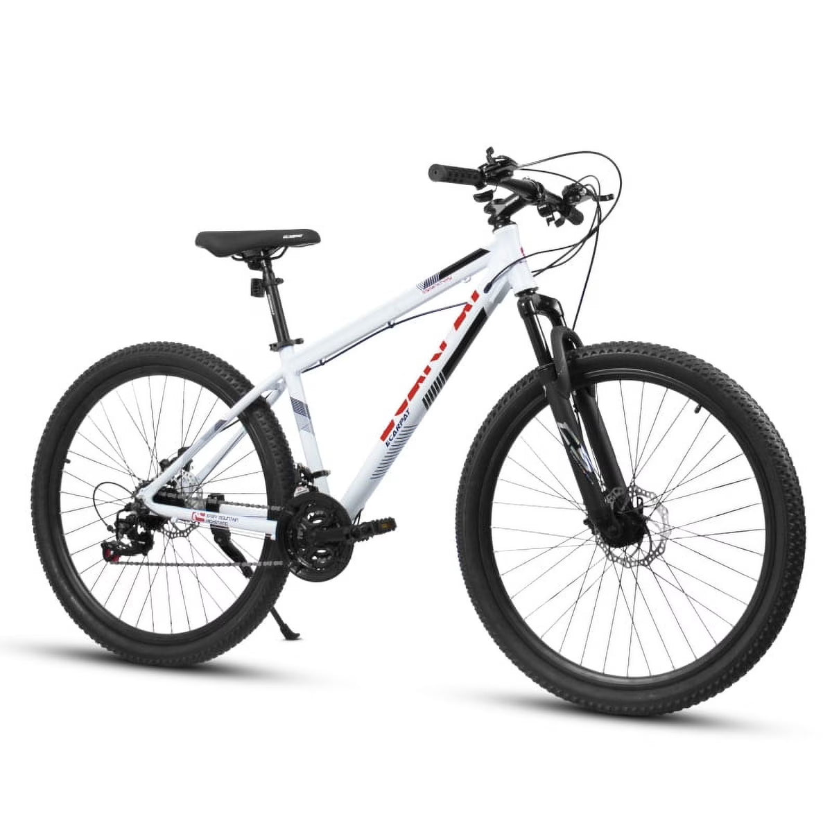 27 in Mountain Bike 21 Speed, Suspension Fork, Aluminum Frame Disc Brake, Mountain Biking for Both Men and Women