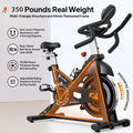 Pooboo Stationary Exercise Bike Indoor Cycling Bike Cycle Bicycle Adjustable Resistance for Home Office Cardio Workout Machine Max Weight 350 lb