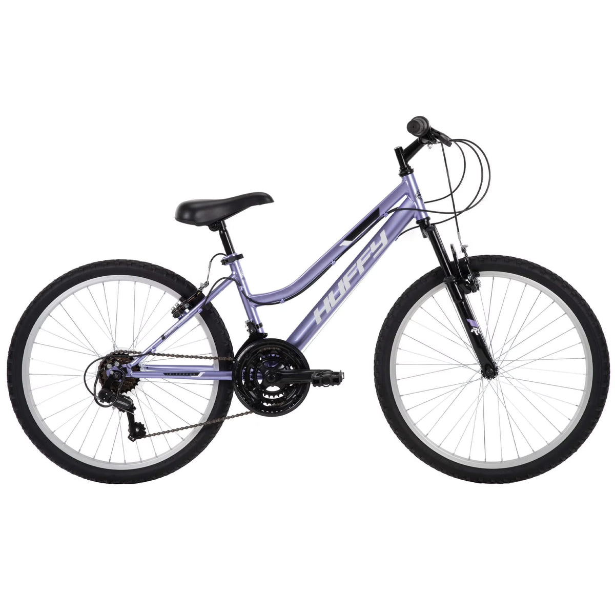 Huffy 24" Rock Creek Mountain Bike, Fits Riders 4'8" - 5'8", Purple, Adult, Women'S