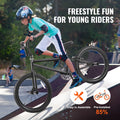 KFFKFF BMX Cycle, Freestyle Bike with 20 - Inch Wheels, BMX Racing Cycle with 360° Rotator and Four Pegs, Suitable for Novice to Skilled Riders, BMX Bikes for Teens and Adults