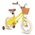 JOYSTAR Girls Bike for 2 - 12 Years Old Toddlers and Kids, 12" 14" 16" Kids Bike with Training Wheels & Basket, 20 in Kid'S Bicycle with Kickstand, Retro Style Bikes