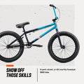 Mongoose Legion L80 Freestyle BMX Bike, 20" Wheels, Ages 8 and up, Teal
