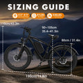Electric Fat Tire Bike for Adults, 6000W Dual Motor Ebike, Max 50MPH 26"x4.0 Off - Road Mountain Electric Bicycle, 60V 25AH, UL2849