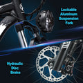 KETELES Electric Bike for Adults, Peak 4000W Dual Motor Ebike，26" Fat Tire Electric Mountain Bike, 48V 23AH Removable Battery UL 2849