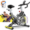 Pooboo Stationary Exercise Bike Indoor Cycling Bike Cycle Bicycle Adjustable Resistance for Home Office Cardio Workout Machine Max Weight 350 lb