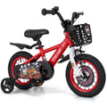 Costway 16" Kid'S Bike for 4 - 7 with Height - Adjustable Handlebar & Saddle Handbrake Blue
