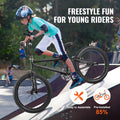 KFFKFF BMX Cycle, Freestyle Bike with 20 - Inch Wheels, BMX Racing Cycle with 360° Rotator and Four Pegs, Suitable for Novice to Skilled Riders, BMX Bikes for Teens and Adults