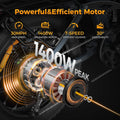 Jasion X - Hunter Electric Bike for Adults, 750W Motor Electric Bicycle with 48V 13AH Removable Battery, 20" X4.0 Fat Tire Folding Ebike, Full Suspension, 7 - Speed Bicycles