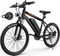 Totguard Electric Bike for Adults, 26" Ebike 350W Adult Electric Bicycles, Electric Mountain Bike with 36V 10.4ah Battery, Suspension Fork, Shimano 21 Speed Gears