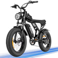 1500W MTB Electric Bicycle 48V 20ah Removable Battery E - Bike，electric Bike for Adults 20" Fat Tire Electric Motorcycle, Shimano 7 Speed Full Suspension Mountain Bike UL2849