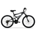 24" Hyper Bicycles Havoc Mountain Bike, Youth/Adult, Recommended Ages 10 - 14 Years Old, Black