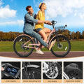 MOONCOOL Electric Bicycle for Adults 350W, 7 - Speed Ebike with 36V 10.4ah Removable Battery， 40 Miles Range, 20 Mph Electric Commuter Bike for Women Men, Certified to UL 2849 by SGS