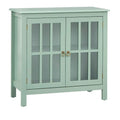 Portland 2 - Door Glass Cabinet by Simple Living