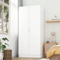 5-Shelf Wardrobe Cabinet with Double Doors, Home Storage Organizer
