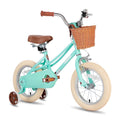 JOYSTAR Girls Bike for 2 - 12 Years Old Toddlers and Kids, 12" 14" 16" Kids Bike with Training Wheels & Basket, 20 in Kid'S Bicycle with Kickstand, Retro Style Bikes