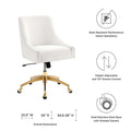 Discern Velvet Performance Office Chair