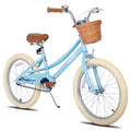 JOYSTAR Girls Bike for 2 - 12 Years Old Toddlers and Kids, 12" 14" 16" Kids Bike with Training Wheels & Basket, 20 in Kid'S Bicycle with Kickstand, Retro Style Bikes