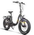 Folding Electric Bike for Adults, Ebikes for Adults 7 Speed Powerful 750W BAFANG Motor 20" 4.0 Fat Tire Foldable Mountain Snow Ebikes with Removable Lithium Battery