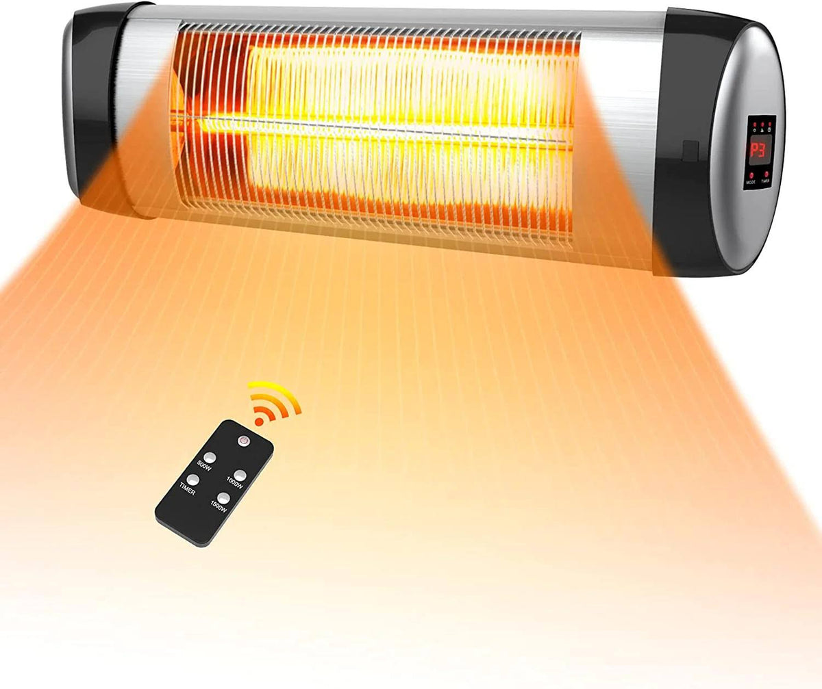 Sun - Ray 5100 - BTU 120 - Volt Stainless Steel Carbon Fiber Electric Patio Heater | 1L1018
