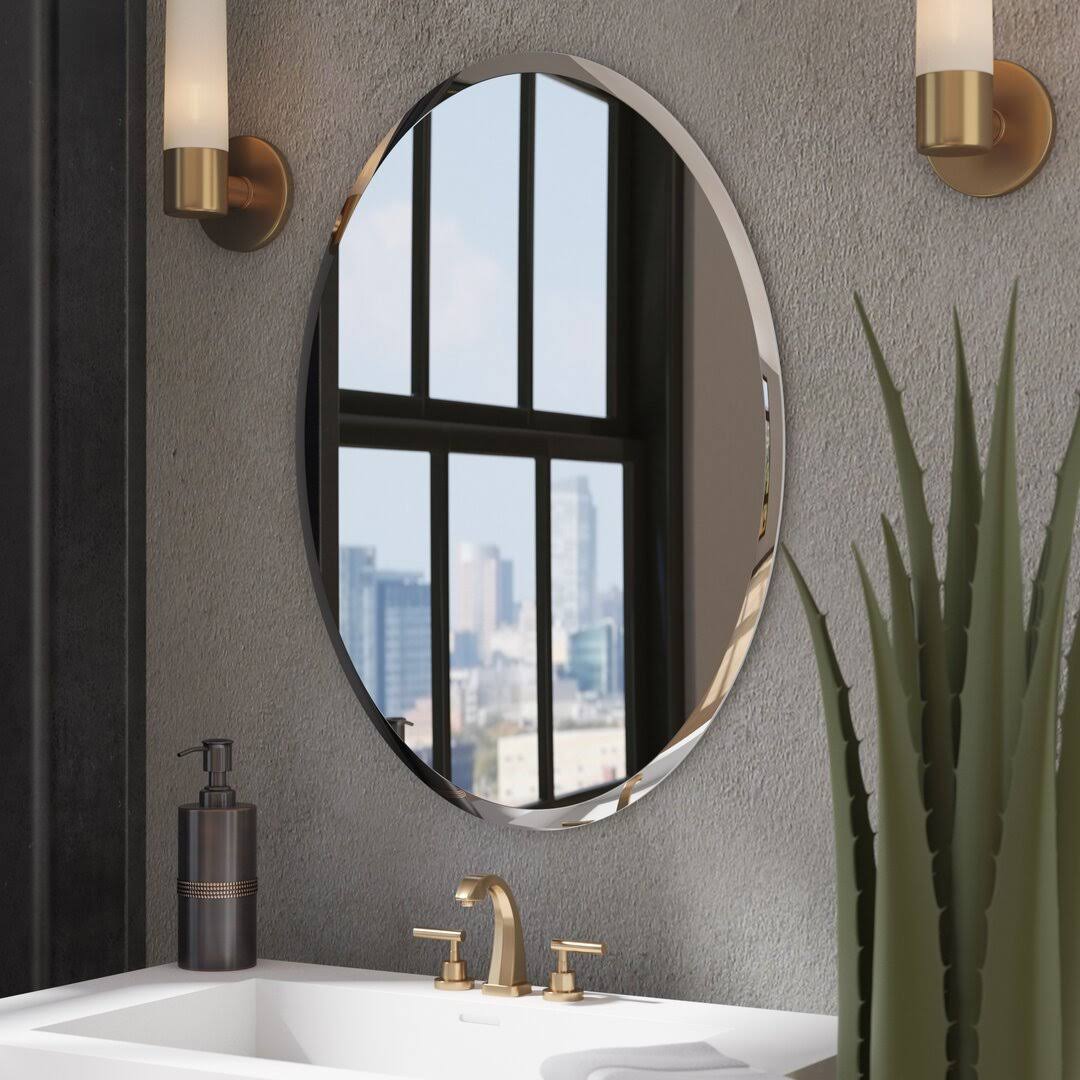 Bathroom Mirror Size: 30" H x 22" W