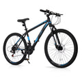 Ubesgoo 26" Lightweight Explorer Mountain Bike, 21 - Speed for Men and Women Disc Brakes & Suspension, Red/Black