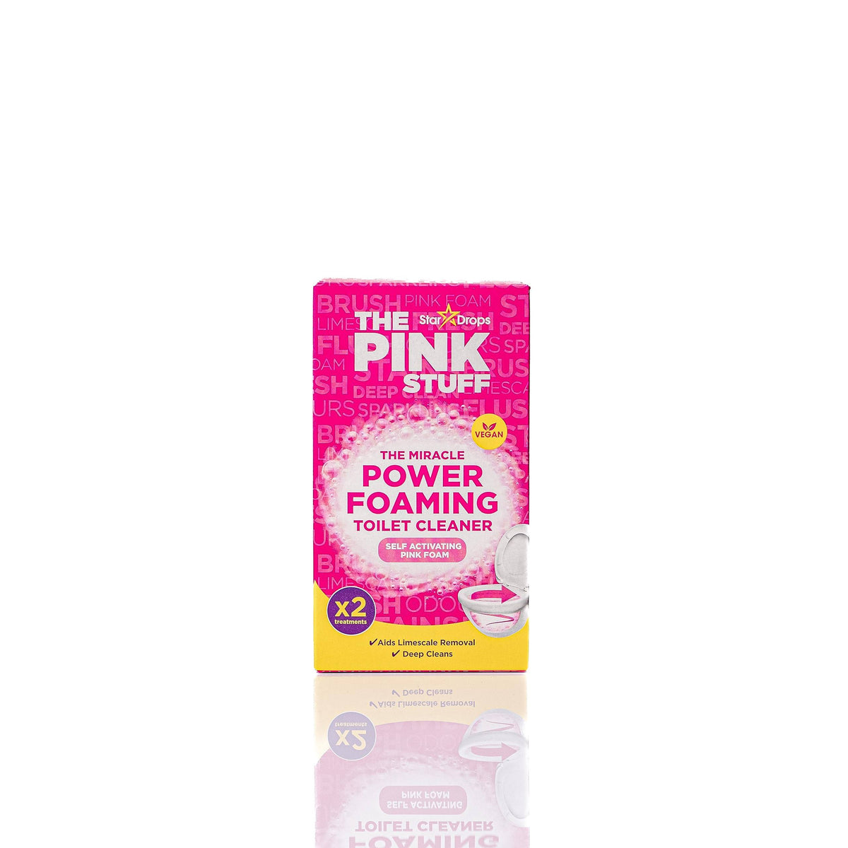The Pink Stuff The Miracle Power Foaming Powder for Toilets Bathroom Cleaner - 7 oz