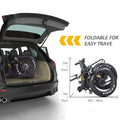 Folding Electric Bike for Adults, Ebikes for Adults 7 Speed Powerful 750W BAFANG Motor 20" 4.0 Fat Tire Foldable Mountain Snow Ebikes with Removable Lithium Battery