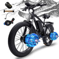 Electric Fat Tire Bike for Adults, 6000W Dual Motor Ebike, Max 50MPH 26"x4.0 Off - Road Mountain Electric Bicycle, 60V 25AH, UL2849