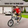 KFFKFF BMX Cycle, Freestyle Bike with 20 - Inch Wheels, BMX Racing Cycle with 360° Rotator and Four Pegs, Suitable for Novice to Skilled Riders, BMX Bikes for Teens and Adults