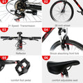 26 in 21 Speed explorer Red Black Mountain Bike