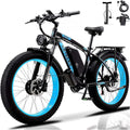 KETELES Electric Bike for Adults, Peak 4000W Dual Motor Ebike，26" Fat Tire Electric Mountain Bike, 48V 23AH Removable Battery UL 2849