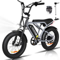 COLORWAY 750W 20"x4.0 Fat Tire Electric Bike, 48V 15ah Battery, Off - Road E - Bike for Adults, UL2849 Certified