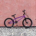 Cubsala 20 in Kids BMX Bike Freestylefor Age 6 - 14 Years Old Boys Girls with 4 Pegs, Black with Red Tires