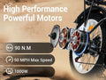 5000W (Peak) Electric - Bike for Adults, 60V 25AH Battery Electric Motorcycle, Dual - Motor - Ebike 50MPH Ebike, 26*4.0 Fat Tire Electric - Bicycle, AWD 21 - Speed Mountain Bike for All - Road UL 2849