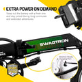 Swagtron Swagcycle EB5 Pro Plus Lightweight Aluminum Folding Electric Bike with Pedals (Recertified)