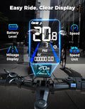 AZHAR Electric Bike for Adults, 26" Electric Mountain Bike, 1200W Peak Power Motor, up to 25 MPH 45 Miles, Electric Bicycle with 48V 10AH Removable Battery, UL 2849