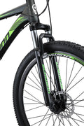 29 - In. Boundary Mens Mountain Bike, Black and Green