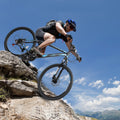Ubesgoo 26" Lightweight Explorer Mountain Bike, 21 - Speed for Men and Women Disc Brakes & Suspension, Red/Black