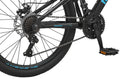 24" Durham Mountain Bike, 21 Speeds, Black