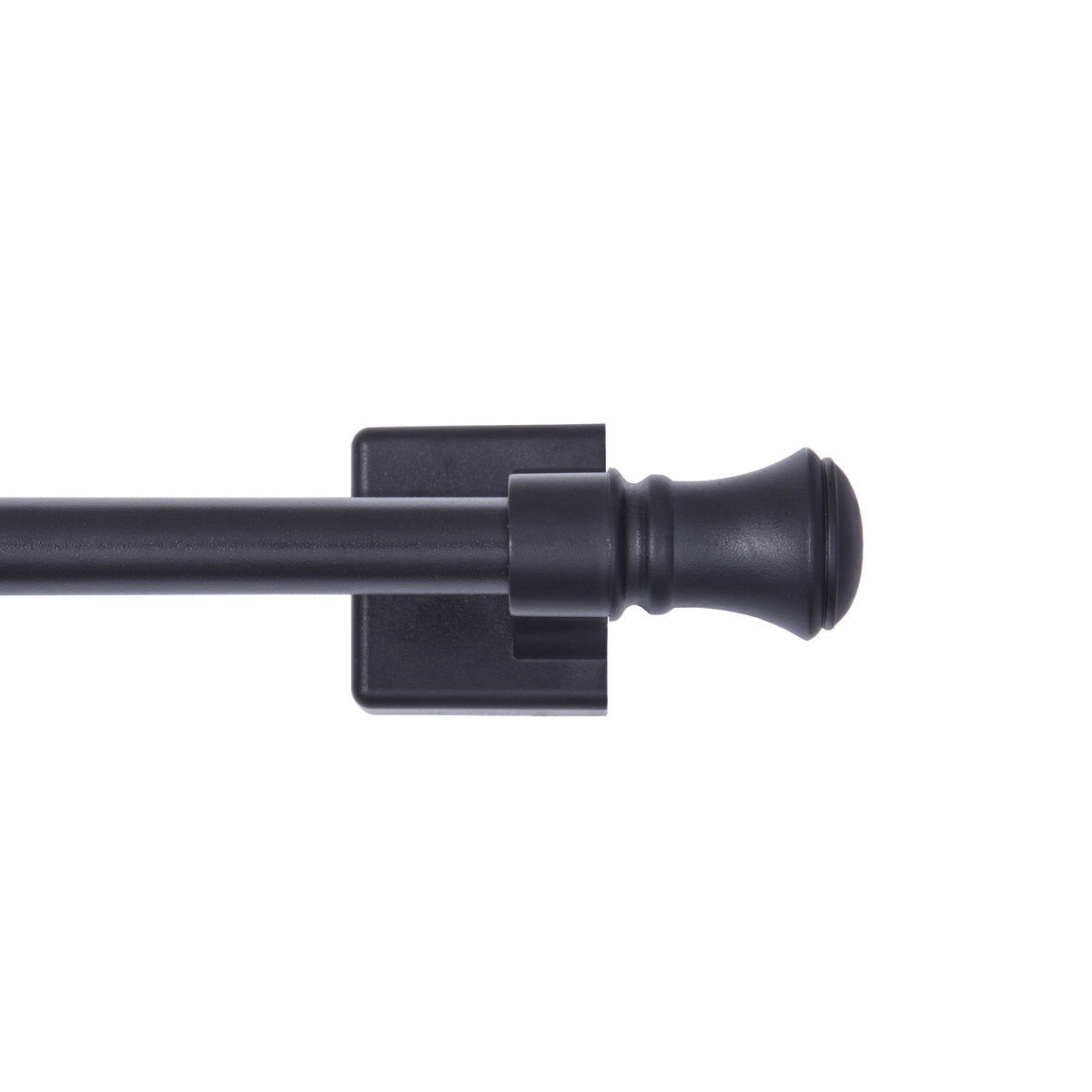Mainstays Cameron 7/16 inch Adjustable Multi - Use Magnetic Appliance Rod, 16 - 28 inch, Black