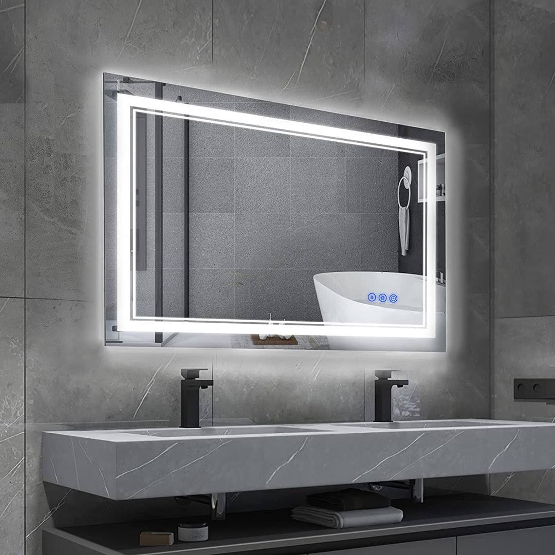 Hedwige Timing Function LED Anti-Fog Bathroom / Vanity Mirror Brayden Studio Size: 24" x 32"