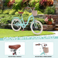 Bstjewey 20 in Girls Bike with Basket, Kids Bicycle for Ages 7 - 13