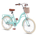 Bstjewey 20 in Girls Bike with Basket, Kids Bicycle for Ages 7 - 13